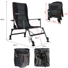 Load image into Gallery viewer, Luxury Fishing Chair Adjustable Height Chairs Folding Camping Chair Portable Compact For Outdoor Camp Beach Travel Picnic Hiking