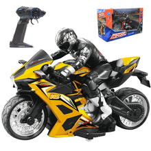 Load image into Gallery viewer, 1:10 Scale Simulation Remote Control Motorcycle Shock Absorb Tires Anti-Collision 60Mins Flight Time 80M Control Distance RC Toy