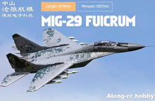 Load image into Gallery viewer, Freewing Electric RC Dual 80mm EDF RC Plane Jet Model MIG29 Mig-29 Twins 80 EDF Warplane PNP or KIT+S Vector Version