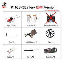 Load image into Gallery viewer, Original XK K110 Updated WLtoys XK K110S 2.4G 6CH 3D 6G System Brushless Motor RC Quadcopter Remote Control Toys For Kids Gifts