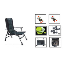 Load image into Gallery viewer, Luxury Fishing Chair Adjustable Height Chairs Folding Camping Chair Portable Compact For Outdoor Camp Beach Travel Picnic Hiking