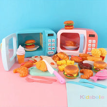 Load image into Gallery viewer, Kid's Kitchen Toys Simulation Microwave Oven Educational Toys