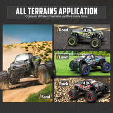 Load image into Gallery viewer, Remote Control Car 1/16 Scale High Speed 40km/h 2.4Ghz 4WD Off Road Vehicle RC Drift Car All Terrain Racing Rock Climbing Car