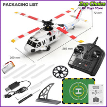 Load image into Gallery viewer, Wltoys K270 Black Hawk UH-60L Brushless Motor 4-CH RC Helicopter 2.4G 6-Axis Gyro Optical Flow Altitude Hold Gift for Boy Adult