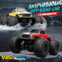 Load image into Gallery viewer, JJRC C8816 Amphibious Remote Control Car 4WD Off-Road Climbing Monster Truck with LED Light 4-wheeled Bigfoot Buggy RC Car Toys