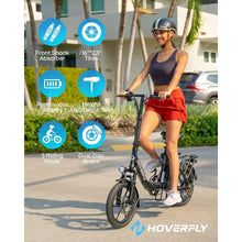 Load image into Gallery viewer, Folding Electric Bike, 25 Miles (Pedal-Assist) by 280.8Wh Battery, Max Speed 15.5Mph Power by Peak 500W