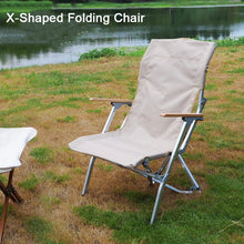 Load image into Gallery viewer, Folding Camping Chair Camping Chair 캠핑의자 Fishing Chair Aluminum Alloy Portable Extended Outdoor Travel Camping Fishing Tools