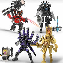 Load image into Gallery viewer, Moc Skibidi Toilet Action Figures Model builing Blocks Camerman