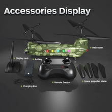 Load image into Gallery viewer, 2025 LM19-D Chinook Helicopter 2.4g Remote Control Aircraft Hd Aerial Photography Of Children'S Military Toy Model Xmas Gift Toy