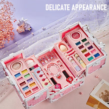 Load image into Gallery viewer, Kids Makeup Kit for Little Girls 49 Pcs Washable Makeup Kit Kids Real Girls Makeup Kit with Cosmetic Case ,Birthday Gifts