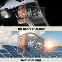 Load image into Gallery viewer, 400W Portable Power Station 360WhSolar Generator 220V LiFePO4 battery Outdoor Emergency Mobile Power Bank AC/DC Home Camping