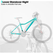 Load image into Gallery viewer, Mountain Bike, 26 Inch 21 Speed with Lock-Out Suspension Fork, Aluminum Frame MTB, Adult Ladies Womens Bike Mens Bicycle
