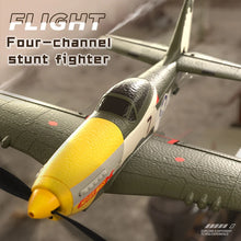 Load image into Gallery viewer, New P51 Mustang rc Plane 2.4G 4CH 6 Axis 410MM Wingspan Foam Fighter One Key Aerobatic RTF Aircraft Glider Toys Gifts for child