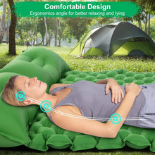 Load image into Gallery viewer, Sleeping Pad, Ultralight Inflatable Sleeping Pad for Camping, Built-in Pump, Ultimate for Camping, Hiking - Airpad, Carry