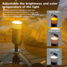Load image into Gallery viewer, Outdoor Camping Lamp USB Type C Camp Light Telescopic for Adventure, Hiking, Camping, Live Streaming Telescoping LED Lantern