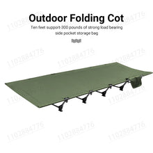 Load image into Gallery viewer, Portable Camping Bed Folding Camping Bed Outdoor Bed Comfortable Camping Sleeping Bed for Adults and Children