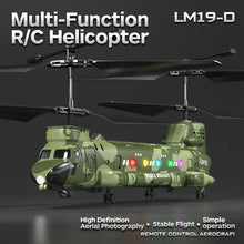 Load image into Gallery viewer, RC Helicopter LM19-D LED Lights 480P Camera Hd Aerial Photography 2.4g Remote Control Aircraft Model Toys for Boys Children Gift