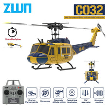 Load image into Gallery viewer, C032 RC Helicopter 2.4G 6-Aixs Gyroscope 6CH Altitude Hold Optical Flow Brushless Remote Control Helicopter Toys For Kid Adult