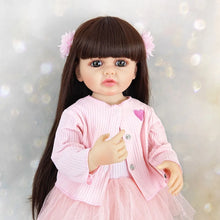 Load image into Gallery viewer, Girl Doll Full Soft Silicone Body Princess Toddler Bebe Birthday Gift