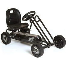 Load image into Gallery viewer, Pedal Go Kart for Kids Ages 4-8, Adjustable Bucket Seat, Plastic Wheels with Rubber Profile, Handbrake for Both Rear Wheels