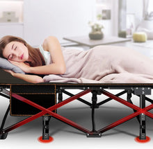 Load image into Gallery viewer, Oversized XXL Folding Camping Cot, Portable Sleeping Bed for Camp Office Use Outdoor Cot Bed for Traveling