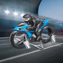 Load image into Gallery viewer, Amphibious Land Air RC Flying Motorcycle 2 Mode Stunt Drone 4 Axis Remote Control Bike Quadcopter Aircraft Toy for Kids Gift