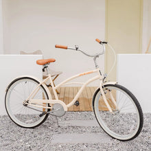Load image into Gallery viewer, ACEGER 24 26 Inch Women Beach Cruiser Bike, Single Speed and 7 Speed, Adult Hybrid Bike Commuter Bicycle, Hi-Ten Steel Frame wit