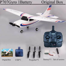 Load image into Gallery viewer, Park10 RC Airplane P707G 2.4G 3D/6G With Gyroscope 3Ch RC Airplane Fixed Wing Plane Outdoor Toys Drone RTF CESSNA 182 Plane Gift