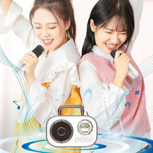 Load image into Gallery viewer, Wireless Speaker Mini Karaoke Machine Mini Karaoke Machine With Microphone Rechargeable Dual Mic Connection Audio Home Speaker