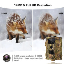 Load image into Gallery viewer, SunTekCam 1080P Hunting Trail Camera 30pcs Infrared LEDs 850nm IP65 Waterproof Photo Trap for Hunting Long Standby Time 14MP