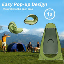 Load image into Gallery viewer, Portable Outdoor Camping Shower Tent Changing Dressing Room Toilet For Beach With Carrying Bag Privacy Tent & Shower Bag