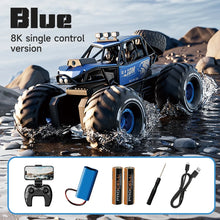 Load image into Gallery viewer, Amphibious 4WD RC Crawler 50Min Run Time IPX7 Waterproof APP and Gesture Control Off Road Drift HD Camera For All Terrain Advent