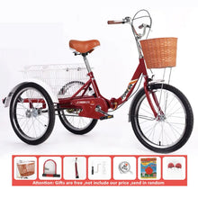 Load image into Gallery viewer, JayCreer 20 Inches Adult Tricycle Trike