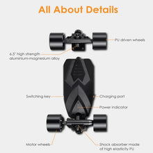 Load image into Gallery viewer, Electric Skateboard Kit with Remote,Electric Longboard Kit with Battery Pack,480W Motor, Top Speed of 16 MPH,4 Speeds Adjustable