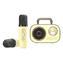 Load image into Gallery viewer, Kids Karaoke Machine Wireless Portable Speaker With Microphone Long Battery Life Rechargeable Audio Supplies With Dual Mic