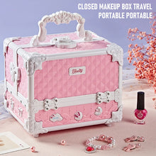 Load image into Gallery viewer, Kids Makeup Kit for Little Girls 49 Pcs Washable Makeup Kit Kids Real Girls Makeup Kit with Cosmetic Case ,Birthday Gifts