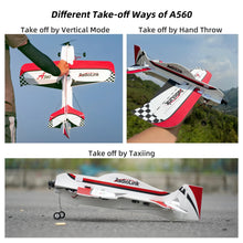 Load image into Gallery viewer, Radiolink A560 Airplane RTF 4CH 3D Brushless RC Plane