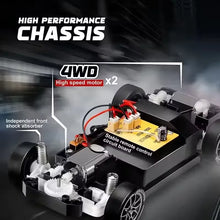 Load image into Gallery viewer, 4WD RC Drift Car With LED Light 2.4G Radio 20KM/h High Speed Remote Control Racing Cars Vehicle Model Toy Gift for Boy Girl Kid