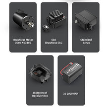 Load image into Gallery viewer, MJX Hyper Go 12212 1/12 Brushless RC Car 4WD 58KM/H High-Speed Off- Road Monster Truck 2.4G Remote Control Car Toys As Gift