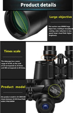 Load image into Gallery viewer, 10-380X100 Zoom Binoculars High Power HD Binoculars BAK4 Prism for Bird Watching, Hunting, Hiking, Travelling