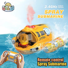 Load image into Gallery viewer, 2.4G Remote Control Submarine With Spray Light Waterproof