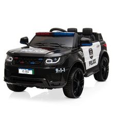 Load image into Gallery viewer, 12V Kids Police Ride On Car Electric Cars 2.4G Remote Control, LED Flashing Light, Music & Horn