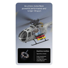 Load image into Gallery viewer, JJRC New Brushless Gimbal Flow RC Helicopter Model One Button Roll Stunt Adult Toy Remote Control Helicopter Airplane Simulation