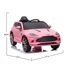 Load image into Gallery viewer, 12V Dual-drive remote control electric Kid Ride On Car,Battery Powered Kids Ride-on Car pink, 4 Wheels Children toys vehicle,LED
