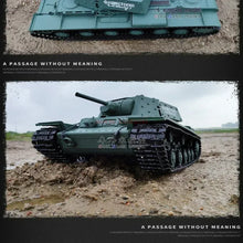 Load image into Gallery viewer, Soviet Kv-1s Heavy Remote Control Tank Simulation Battle Competitive