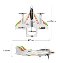 Load image into Gallery viewer, RC Airplane RC Glider Fixed Wing Aircraft with 3 Models 2.4G 6CH 3D/6G RC Helicopters Vertical Takeoff RTF