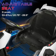 Load image into Gallery viewer, Electric Go Kart with Adjustable Seat, 24V 7.5 Drifting Car Battery Powered Ride on Toy Outdoor with Slow Start, Button Start