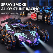 Load image into Gallery viewer, Six Wheels Dual RC Car Toy Spray Twisting Stunt Drift