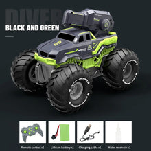 Load image into Gallery viewer, 2.4G RC Car Self-absorbing High-pressure Water Gun Remote Control Amphibious Off-road Vehicle Climbing Stunt Car Water Toys Gift
