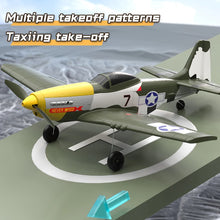 Load image into Gallery viewer, New P51 Mustang rc Plane 2.4G 4CH 6 Axis 410MM Wingspan Foam Fighter One Key Aerobatic RTF Aircraft Glider Toys Gifts for child